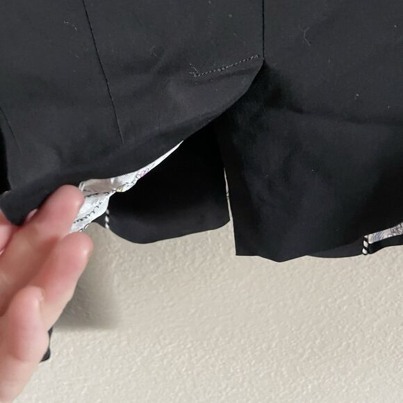 Paul Smith Blazer Jacket Womens 42 Medium Black Tuxedo Cropped Bolero Wool Bow - Picture 7 of 16